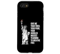 Statue of Liberty Give Me Your Tired Your Poor Labor Day Coque pour iPhone SE (2020) / 7/8
