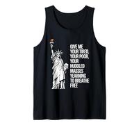 Statue of Liberty Give Me Your Tired Your Poor Labor Day Débardeur