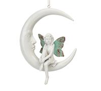 Statue Ornement De Jardin Suspendue Sur La Lune Du Jardin Des Fées Secrets