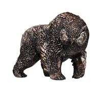 Statue Ours Extérieur | Décoration Ours Campagne - Sculpture Animale Moderne Design Tête pour Pelouse Jardin Porche Table