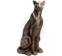 Statue : Panthère Savane 80 cm - Amadeus - Marron - Résine Marron G