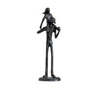 Statue père et Fille, Statuette père et Fille | Sculpture significative en Fonte, célébrant Le Lien affectueux Entre pères et Filles à Thanksgiving.