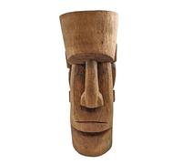 Statue/Porte-Plante Moai de l'île de Pâques en cocotier 50cm