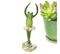 Statue Rana - Figurines de ferme pour l'extérieur | Figurines d'animaux, sculpture en résine de jardin avec décoration d'intérieur vivante pour l'extérieur combine le style élégant de ballet avec la