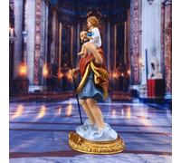 Statue Religieuse De Saint-Prince Avec Enfant, Ornement D'église Pour Table, Décoration De Salon