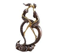 Statue Résine Amants passionnés, Ornements de Couple passionnés Statette Wedding Valentine Gift House Decoration Living Room Bedroom