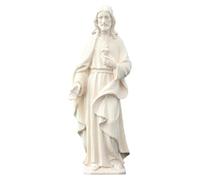 Statue Sacré-Coeur de Jésus bois naturel Valgardena, 25 cm (9.85 inc.)