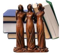Statue Sisters By My Side - Cadeau d'amitié de la part des filles - Figurines de fraternité, pour maison, appartement, chambre à coucher, salon, bibliothèque
