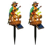 Statue solaire d'accentuation de cour avec oiseau et lueur chaude, décoration de jardin pour terrasse et allée, statue d'île, lampe décorative pour oiseaux, allée solaire chaude