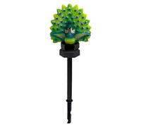 Statue Solaire Paon décorative Jardin Paon lumière extérieure | Construction résistante aux intempéries pour cour, terrasse, villa, entrée; affichage saisonnier; cadeau de vacances ou