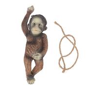 Statue Suspendue De Singe, Décoration Extérieure De Statue De Jardin De Singe Suspendue, Statue D'animal Suspendue De Singe De Résine De Simulation, Ornement Exquis De Figurine De Jardin De Carvingmon