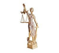 Statue synthétique Faite par Une Dame | Sculpture en résine Loi Aveugle, Déesse de la Justice et de l'Équité, Décoration