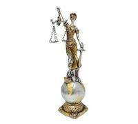 Statue synthétique Faite par Une Dame | Sculpture en résine Loi Aveugle, Déesse de la Justice et de l'Équité, Décoration