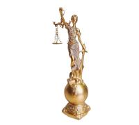 Statue synthétique Faite par Une Dame | Sculpture en résine Loi Aveugle, Déesse de la Justice et de l'Équité, Décoration