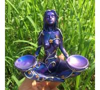 Statue Terre Mère Gaia | Statue Déesse Gaia | Statue Éthérée Mère Terre | Statue d'art Gaia Décoration pour Le Bureau De La Maison Chambre À Coucher École