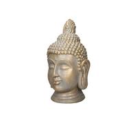 Statue Tête de Bouddha 53 cm - en Polyrésine - Aspect Bronze - Décoration
