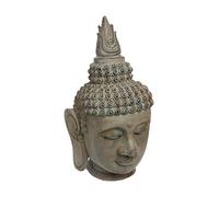 Statue tête de bouddha effet pierre 64cm