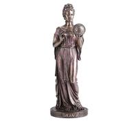 Statue - URANIE - Déesse grecque - Résine - 23 cm - Bronze antique