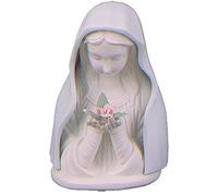 Statue Vierge Marie-Céramique Bleu & Blanc. Madonna Statue en porcelaine