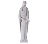 Statue Vierge Marie poudre de marbre blanc 60-80 cm, 80 cm (31.52 inc.)