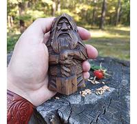Statue Viking, Prévention du Vieillissement 1,97x2,36x3,94 Pouces, Statue de GNOME Viking Largement Utilisée pour l'extérieur (Audding - Arme d'épaule)