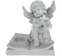 Statue vintage en résine pour décoration d'intérieur, bureau, centre de table de style européen avec 4 cm de diamètre compatible avec les bougies