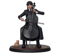 Statue Wednesday - Mercredi & Violoncelle 15cm