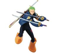 Statue Zoro avec Costume Tête D'Œuf Katanas 16 Cm