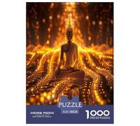 Statues artistiques de Bouddha Puzzle 1000 Pièces Educa Jouet en Bois Cadeau Unique DécoRation Intérieure Jeu Éduchatif Challenge Toy Adultes & Enfants des 14 Ans 38x26cm/1000pcs