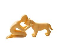 Statues Chien Drôle Mignon Art Abstrait Sympathie