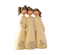 Statues d' d'intérieur, statue décorative d'ange, nettoyage simple Figurine debout commémorative des Cadeaux de soeur pour la décoration de la maison