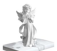 Statues d'ange en prière, Figurine d'ange paisible | Statues de Jardin d'anges priant | Décor de Jardin d'ange Gardien, Sculpture d'ange commémorative de Jardin pour Graden, Patio, Cour