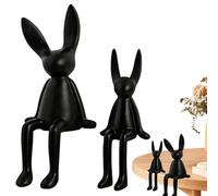 Statues de à Longue durée décoratives-2 Rabbits de de animés, éclairage de Premier Plan, Accessoire éfléchi Qui est apprécié par Les Amis et la Famille. Une élection de h