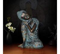Statues de Bouddha en Asie du Sud-Est, Sculptures d'art Modernes en résine, Statue de Bouddha de Couchage Vintage ， Handmade Garden Home Craft Statue Art Collection