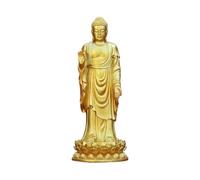 Statues de Bouddha pour la décoration de la Maison en Laiton pour culte à la Maison, Grande Statue de Bouddha Debout, Ornements de Salon, Table de culte, Ornements artisanaux, Objets de Collection