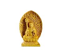 Statues de Bouddha pour la décoration de la Maison Mini Figurine de Bouddha en buis sculptée en Bois Chinois Statue de Bouddha gardant Le sanctuaire Mains Guanyin Sculpture Décoration d'intérieur