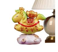 Statues de cheval décoration de la maison, décoration de la maison avec rotation à 360 degrés - Mignon poney prospérité décorations bureau - pour bureau, bureau, salon, cuisine, étagère