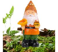 Statues De Jardin GNOME - Figurine De Noël en Résine Décorative | Statuette De Noël De Bureau | pour Balcon Cour Jardin Arrière-Cour Pelouse Rebord de Fenêtre Salon Chambre Intérieur