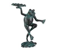 Statues de jardin grenouille sculpture crapaud décorations extérieures 5 pièces