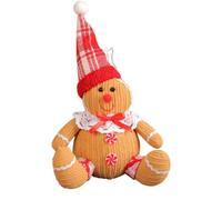 Statues de pain d'épice - Pendentif en pain d'épice de Noël - Pendentif mignon en pain d'épice en polyester mousse pour Noël - Décoration de plateau graduée portable - Décoration de sapin de Noël