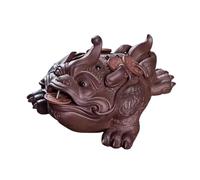 Statues de thé Sable Violet Crapaud doré à Trois Pattes thé Animal de Compagnie Porte-Bonheur Fait à la Main Ornements Table à thé à thé Accessoires de Bureau Animal de Compagnie