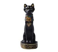 Statues Et Figurines De Chat - Sculpture De La Déesse De La Protection De L'Égypte Ancienne | Décapant De Tige D'épine De Rose De Fleuriste De Jardin, Ornement De Bastet De Collection De Décoration De