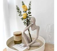 Statues et sculptures de penseur, ornements de statue de penseur en résine de grès, sculptures de style abstrait, cadeaux de pendaison de crémaillère, décorations de salon, salle à manger et bureau