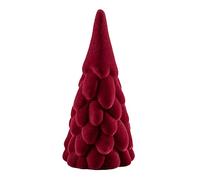 Statues et Sculptures en céramique, Sapin de Noël floqué, décoration de Table pour fête de Noël, Maison, Salon, Salle à Manger, café, Centre de Table, Excellente idée, Rouge, Petit