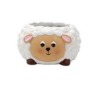 Statues et sculptures en résine - Sculpture d'animaux - Pots de fleurs pour intérieur et extérieur - Ornements de patio - Figurines en résine - Pots de fleurs d'extérieur - Décorations et sculptures