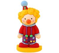 Statues, figurines de clown, décor de clown de cirque coloré miniature, ornement de clown de gâteau de carnaval, art réutilisable la figure de clown, pour les décorations de bureau à domicile, style