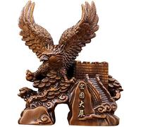 Statues Figurines Feng Shui avec Porte-Stylo, Sculptures de Chance de prospérité, décoration de Table pour la Maison, Le Bureau, Les Meilleurs Cadeaux d'affaires de Pendaison de crémaillère