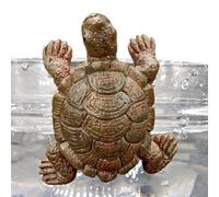 Statues miniatures de tortues, figurine en résine de la | Décoration de simulation de pot de plantes, décorations de jardin avec tortues en résine artistique pour maison, clôture, pelouse,