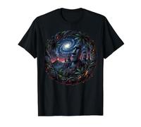 Statues Moai de l'île de Pâques T-Shirt Graphique avec Valeur, Homme, Noir, S