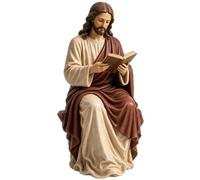 Statues religieuses | Décoration de table de lecture assise | Figurine religieuse | Pour maison, salon, cuisine, appartement, dortoir, bibliothèque, église, chapelle